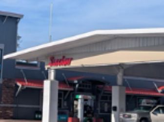 Sinclair Gas Station Fueling Island
