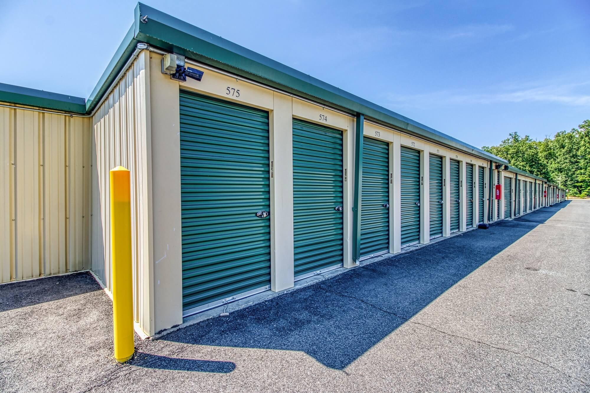 Drive-up storage units in Virginia.