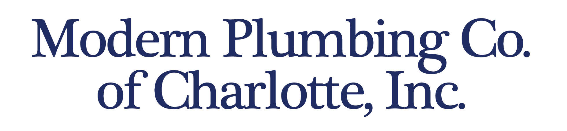 Modern Plumbing Co. of Charlotte, Inc.