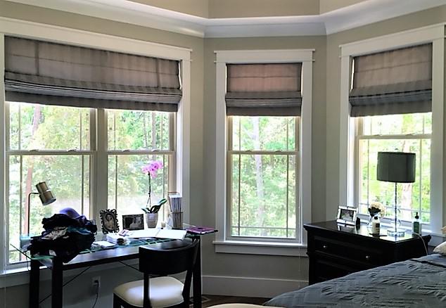 Our Roman Shades are perfect for your office/guest room in Gatlinburg. When up, you can let sunlight Budget Blinds of Knoxville & Maryville Knoxville (865)588-3377