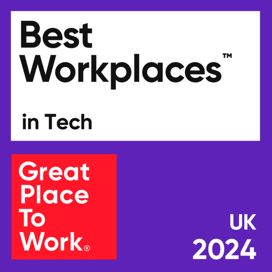 2024 UK GPTW Best Workplaces in Tech logo