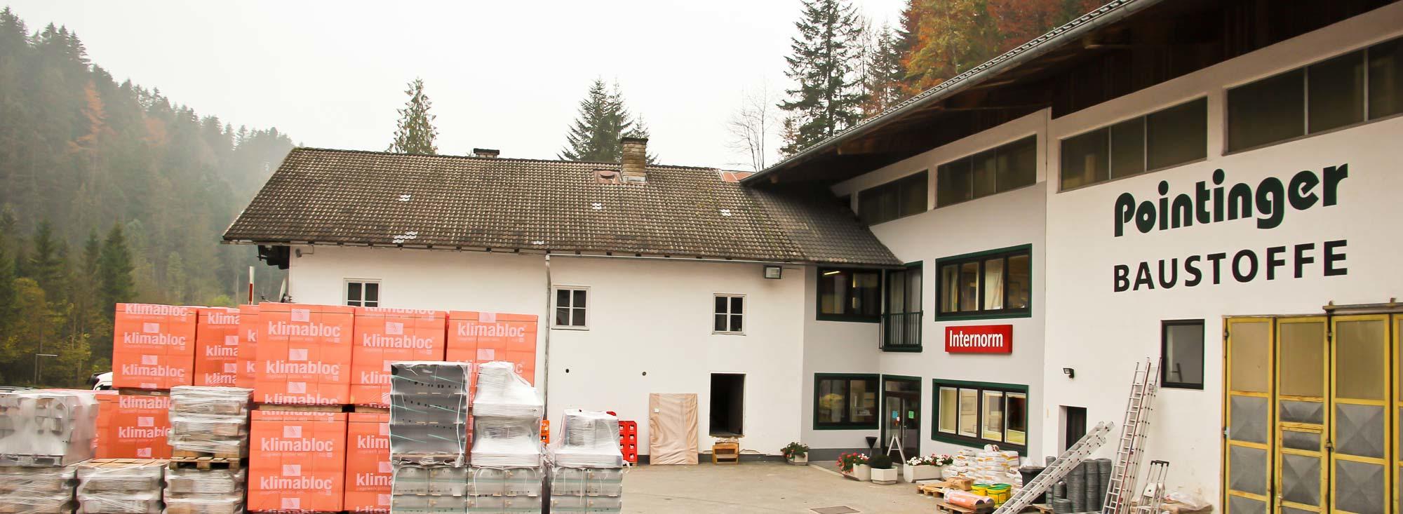 Bauzentrum Hannak GmbH Filiale Pointinger Baustoffe, Schorn 20 in Abtenau
