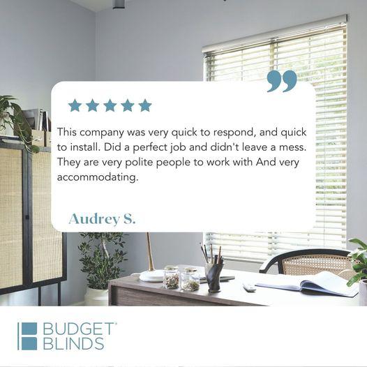 Budget Blinds of Knoxville & Maryville loves to hear about the experience our clients had! Budget Blinds of Knoxville & Maryville Knoxville (865)588-3377