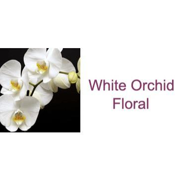 White Orchid Floral Logo