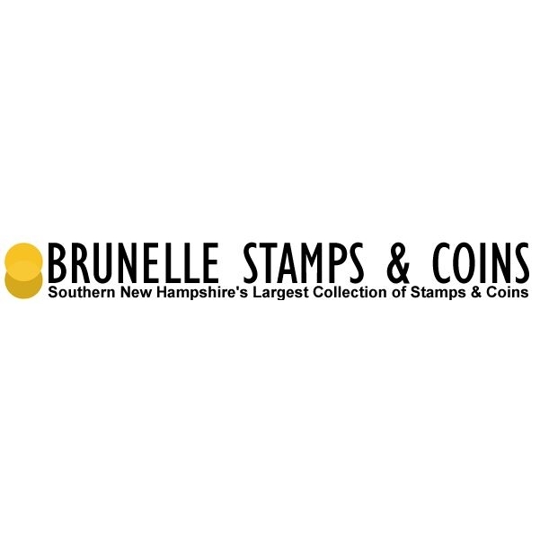 Brunelle Stamps & Coins Logo