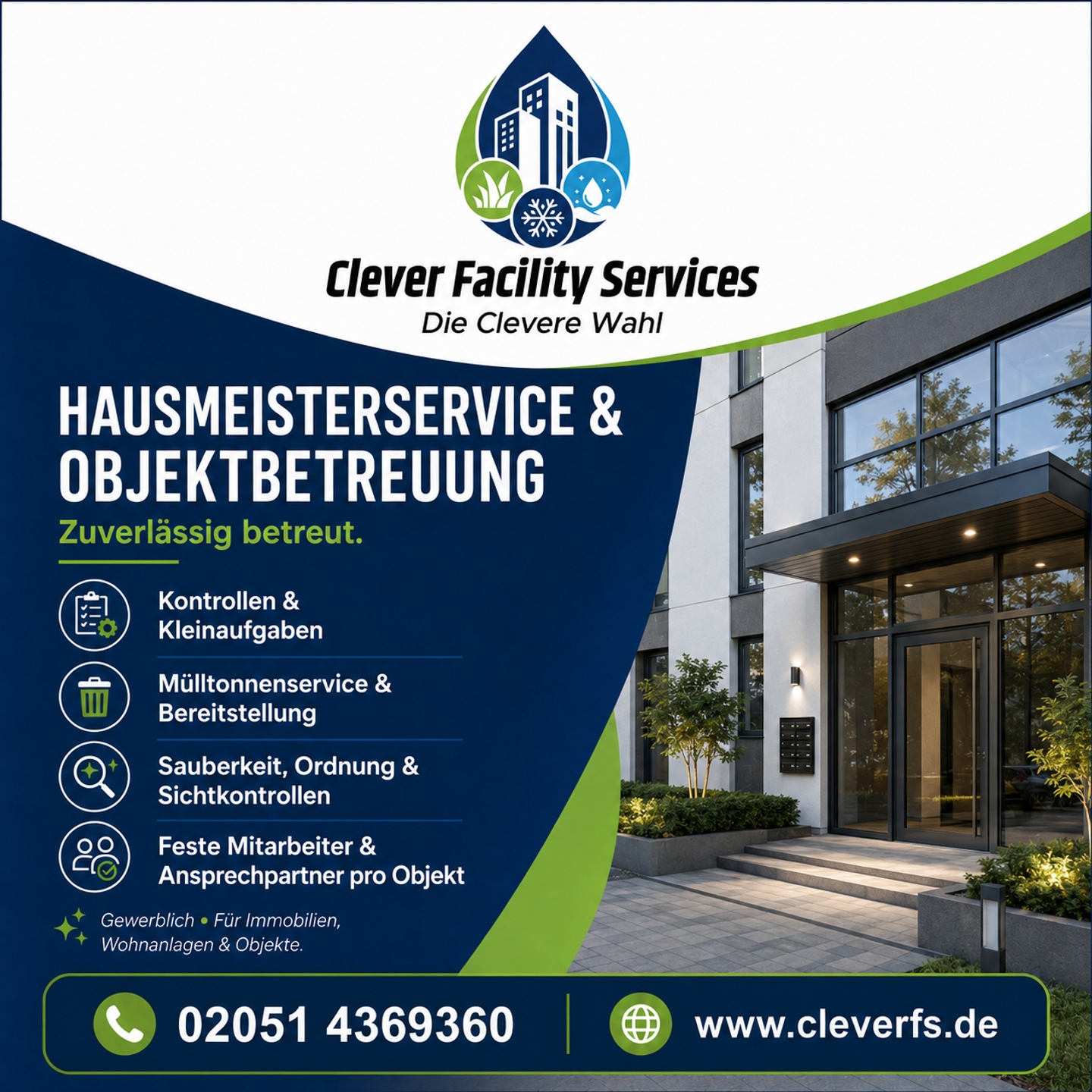 Clever Facility Services, Hofer Heide 7 in Velbert