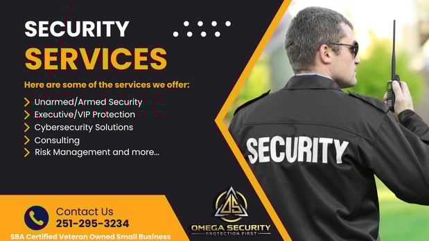 Images Omega Security | SBA Certified Veteran Owned Small Business