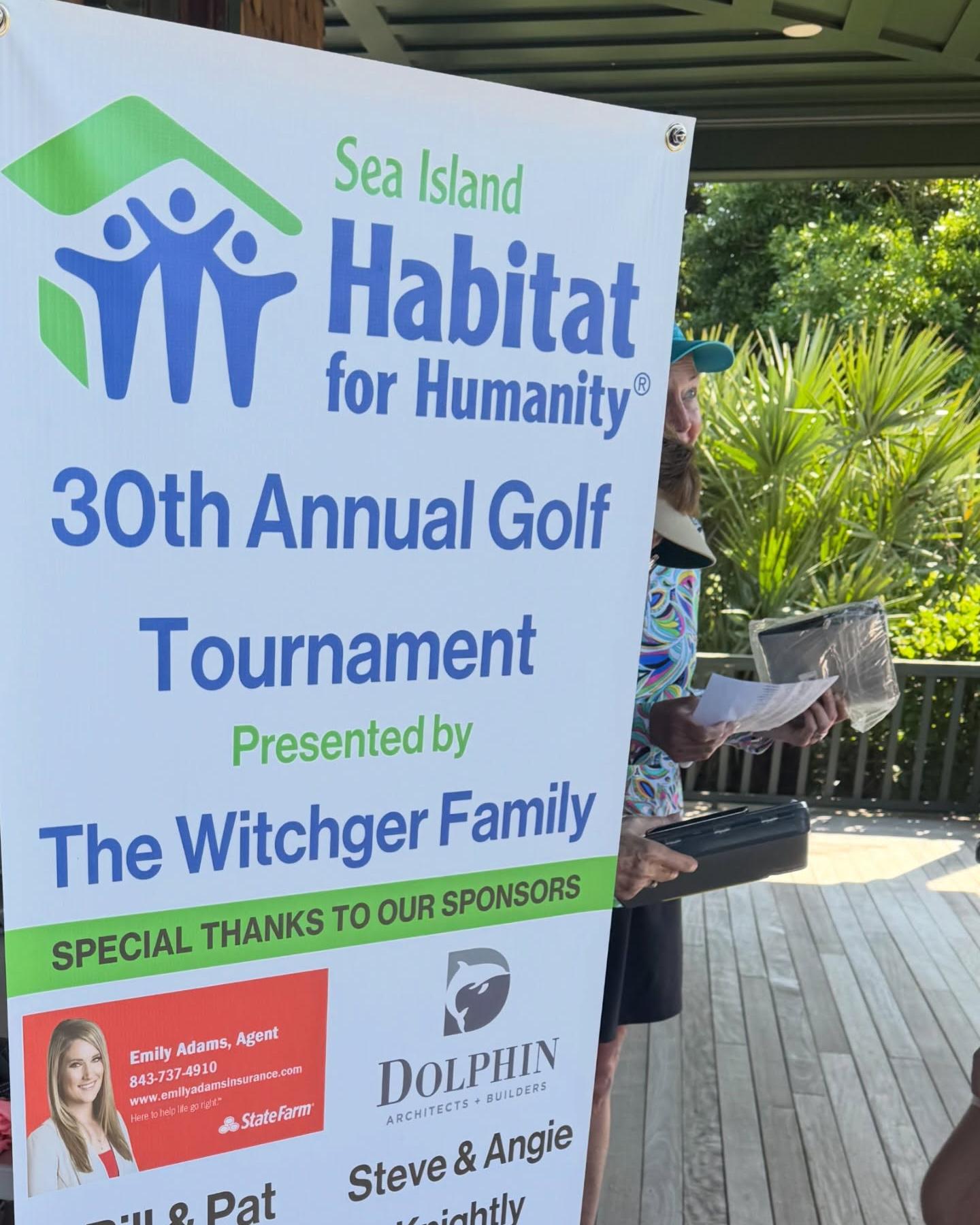 Our team had a great time at the 30th annual golf tournament for Sea Island Habitat!