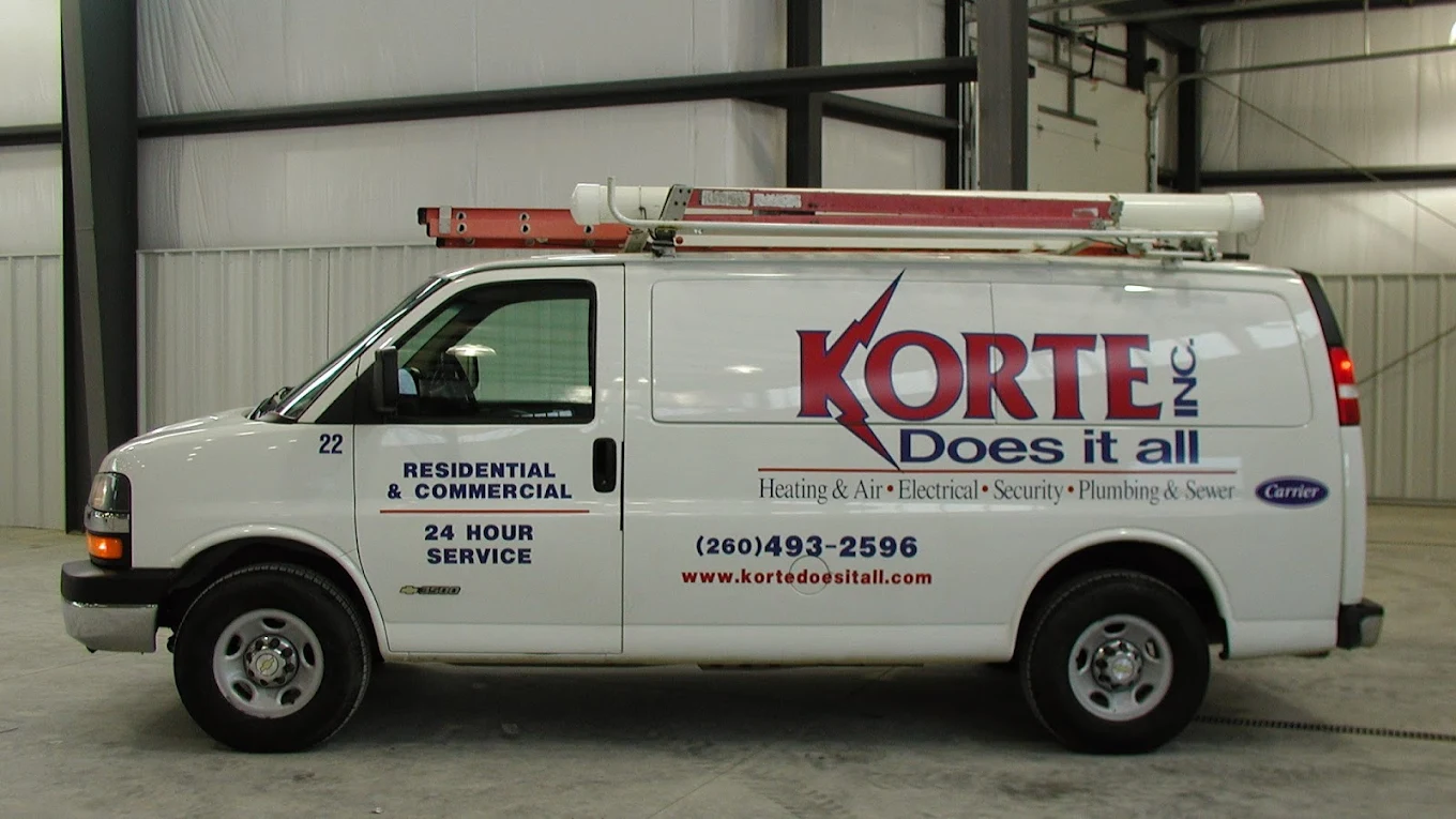 Korte Does It All, Inc. work van