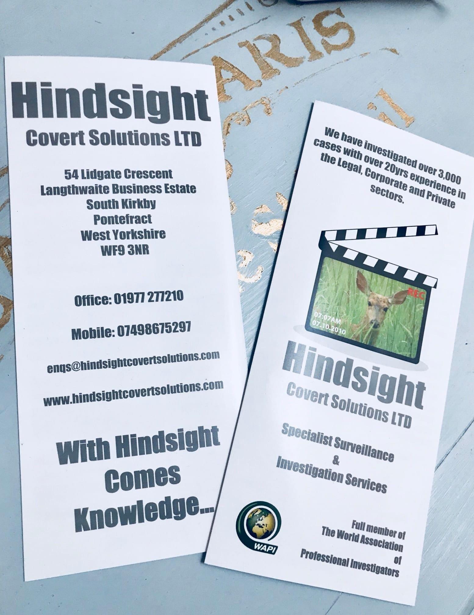 Images Hindsight Covert Solutions Ltd