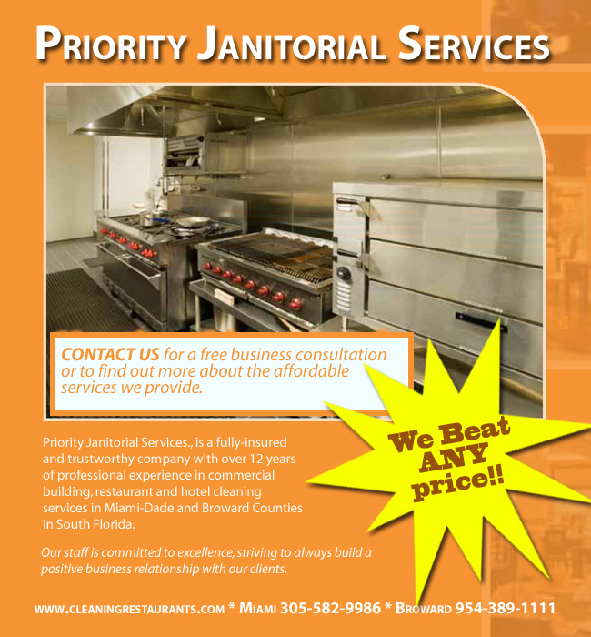 Images Priority Janitorial Services - EZ Hood Cleaning