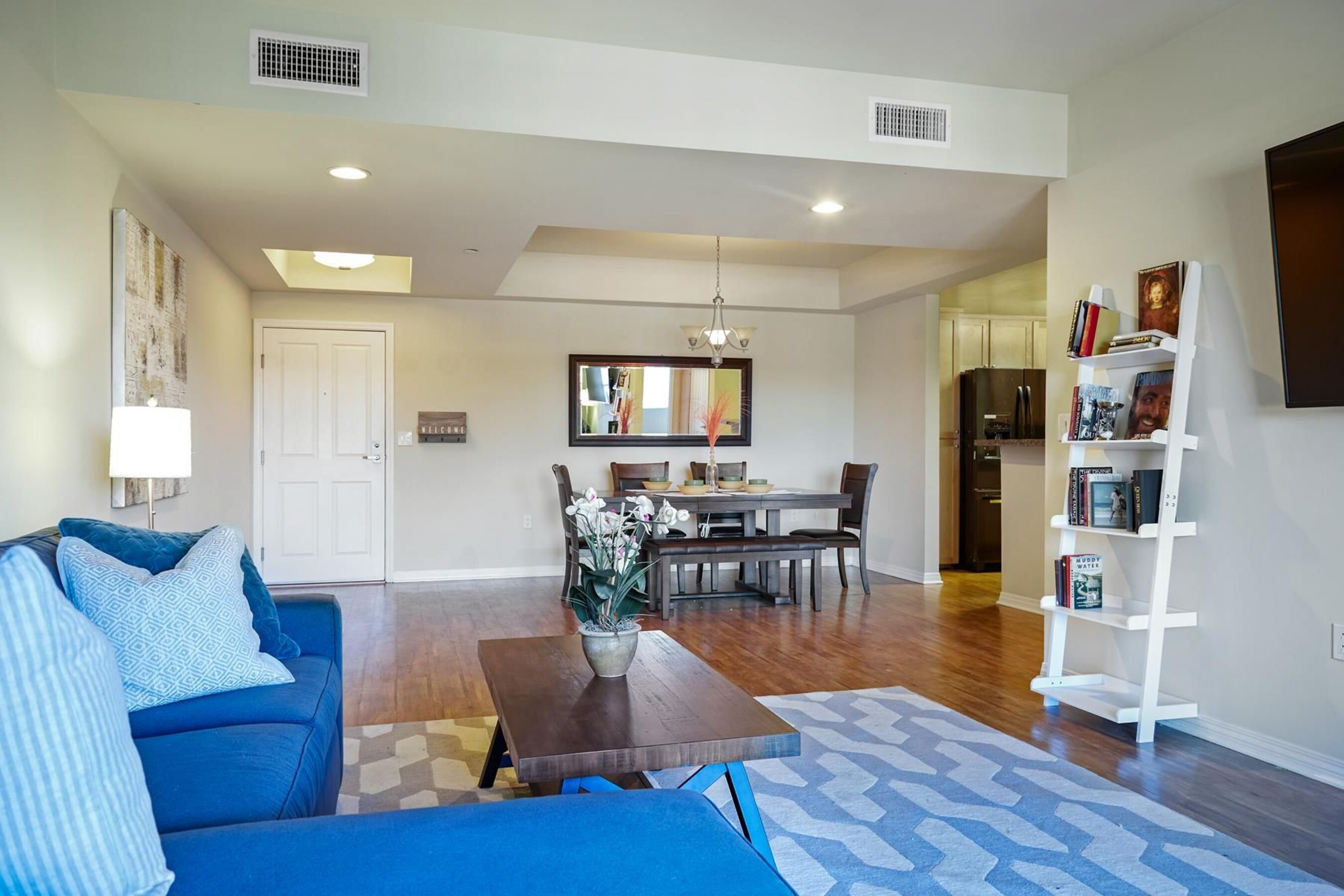 Living Room With Kitchen 