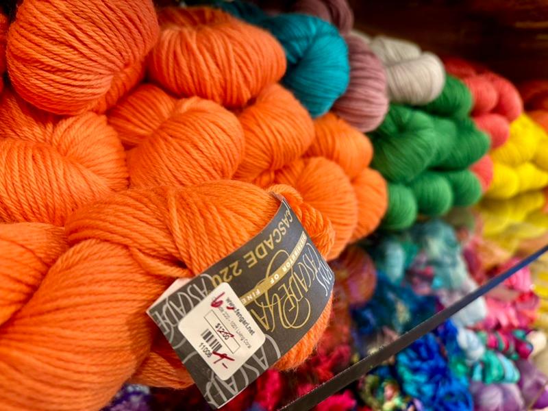 Our Semi-Annual Clearance Sale just entered a new round of markdowns!  Most sale yarns now 50% off, and other are *at least* 75% off.  
Do you like novelty yarns?  We've got a treasure chest full of them for just $2/ball, plus a rack of sealed bags of 10 for just $10/bag!
https://fengari.net/collections/clearance