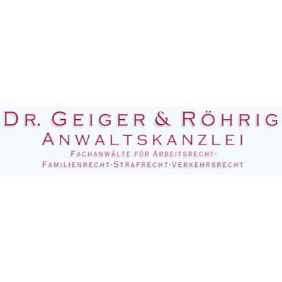 Dr. Geiger u. Röhrig Anwaltskanzlei Logo