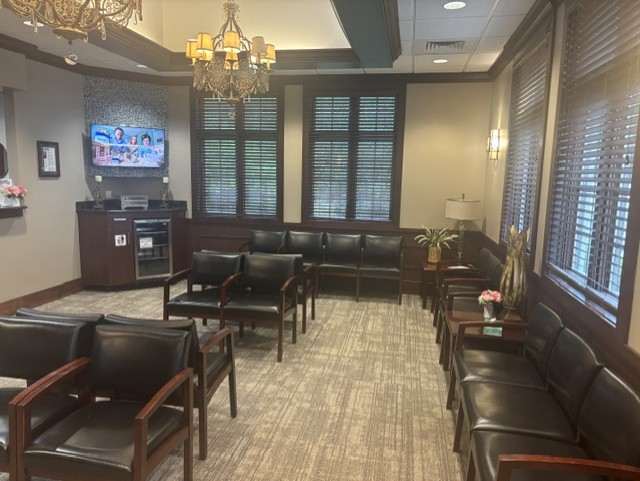 Waiting room, Highland Family Dentistry. Dentist in Highland, IL. 
