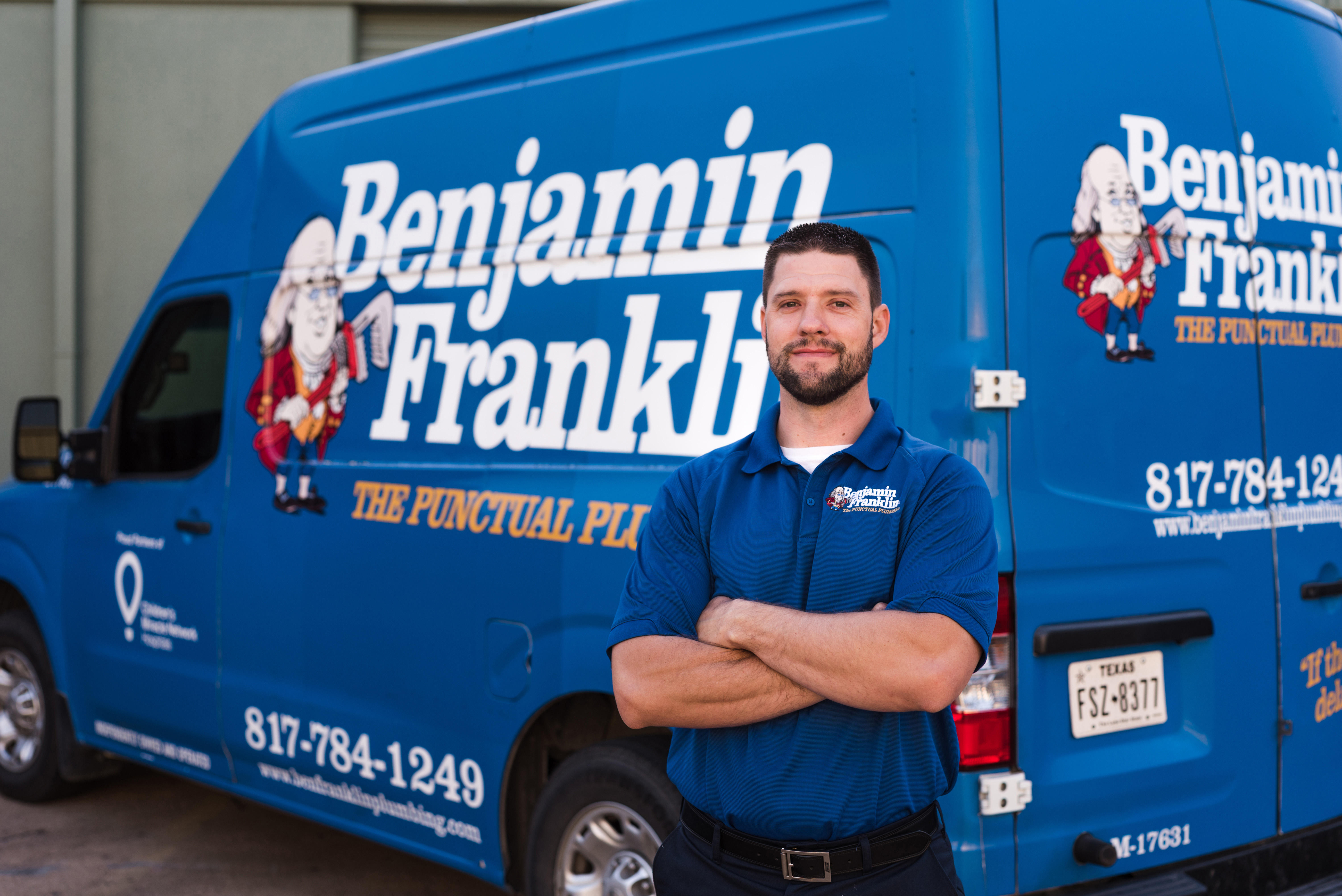 Benjamin Franklin Plumbing of Fort Worth & Arlington Texas area service plumber.