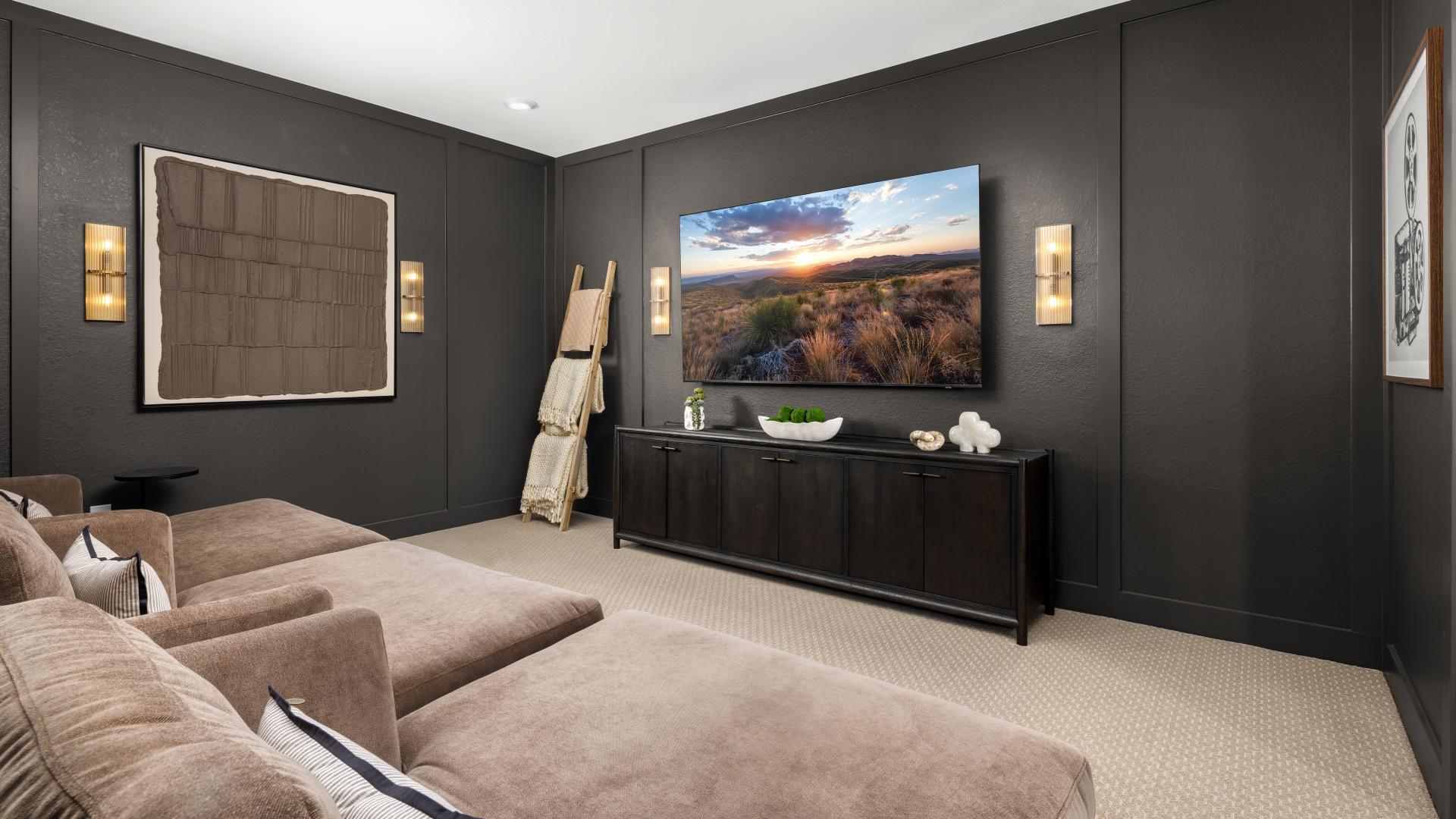 Bring the theater experience home with a dedicated space optimized for movies, sports, and immersive gaming