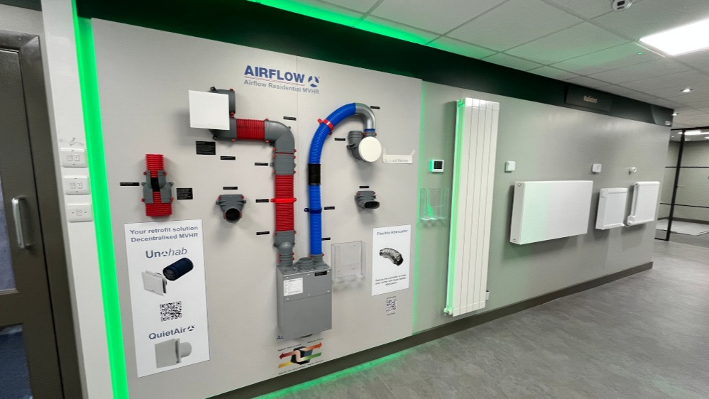 Renewables Centre inside Plumb Centre in Swansea