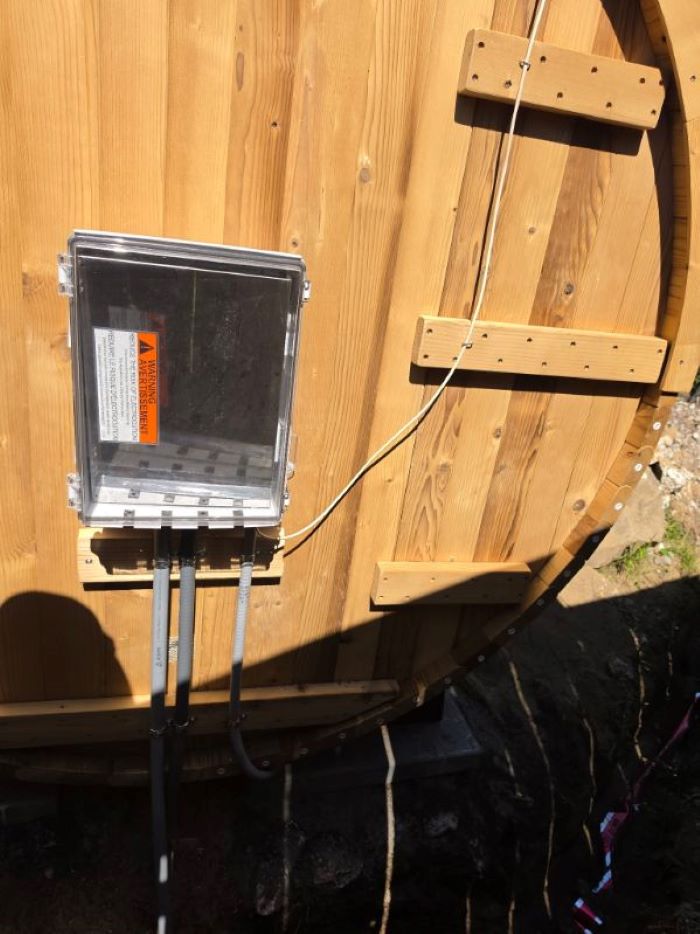 Sauna setup and installation