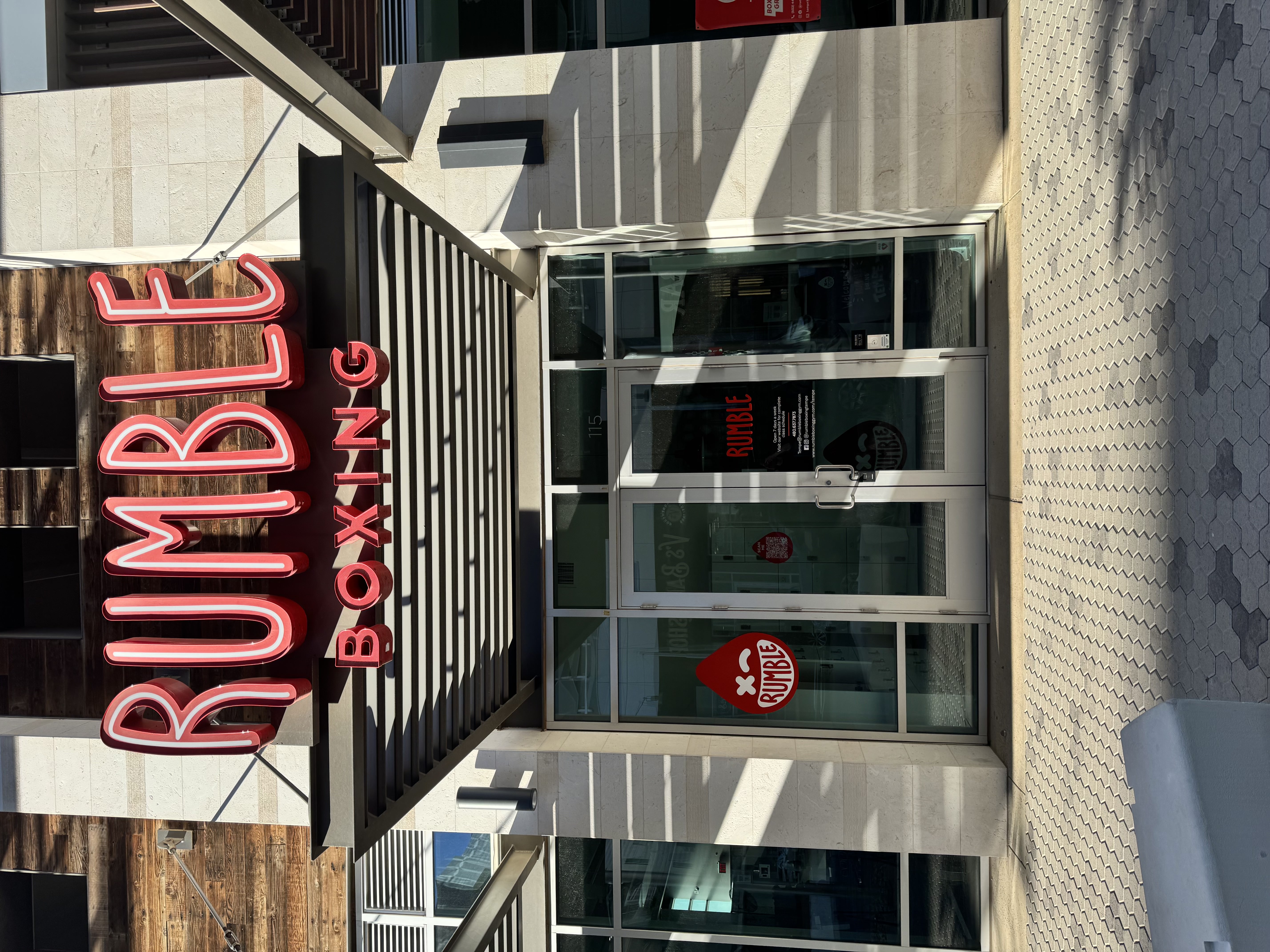 Latest picture of front of the Tempe studio
