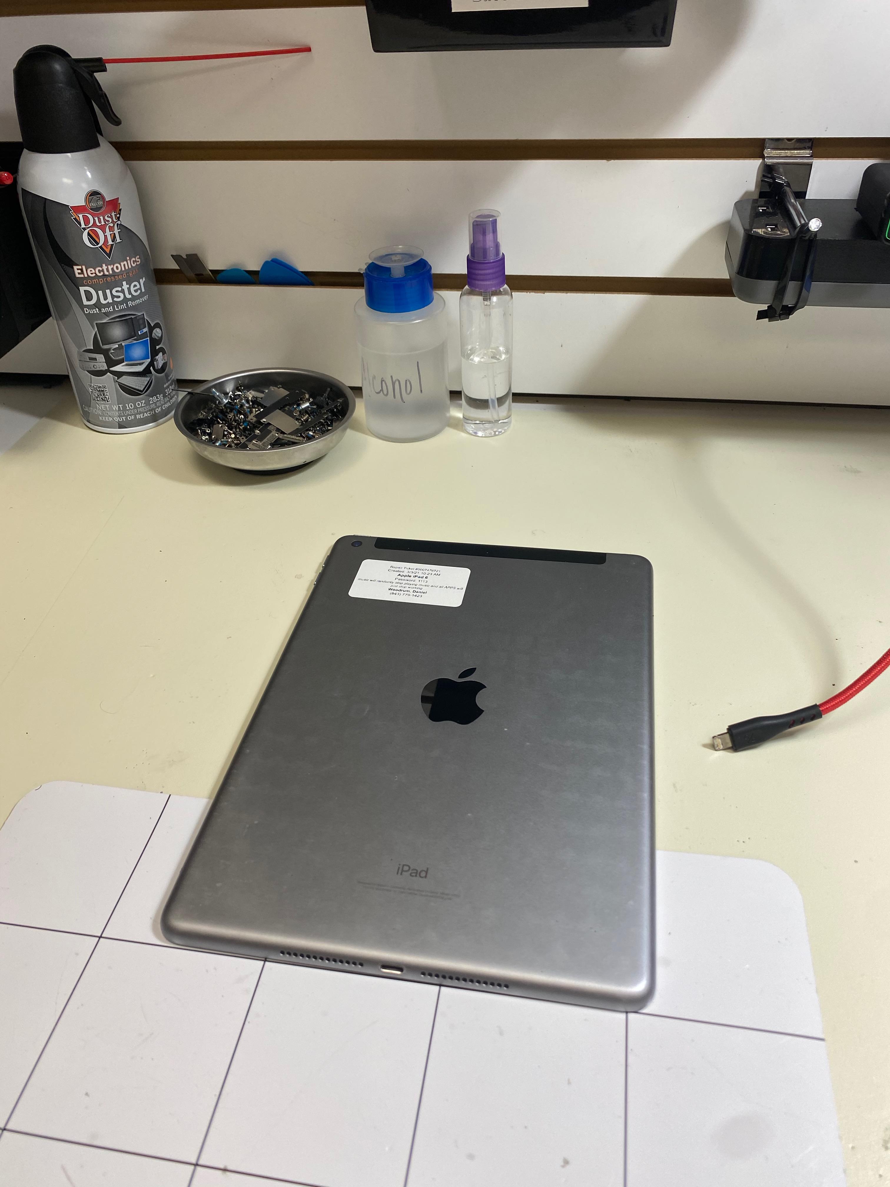 image of iPad repair at CPR Mt Pleasant SC