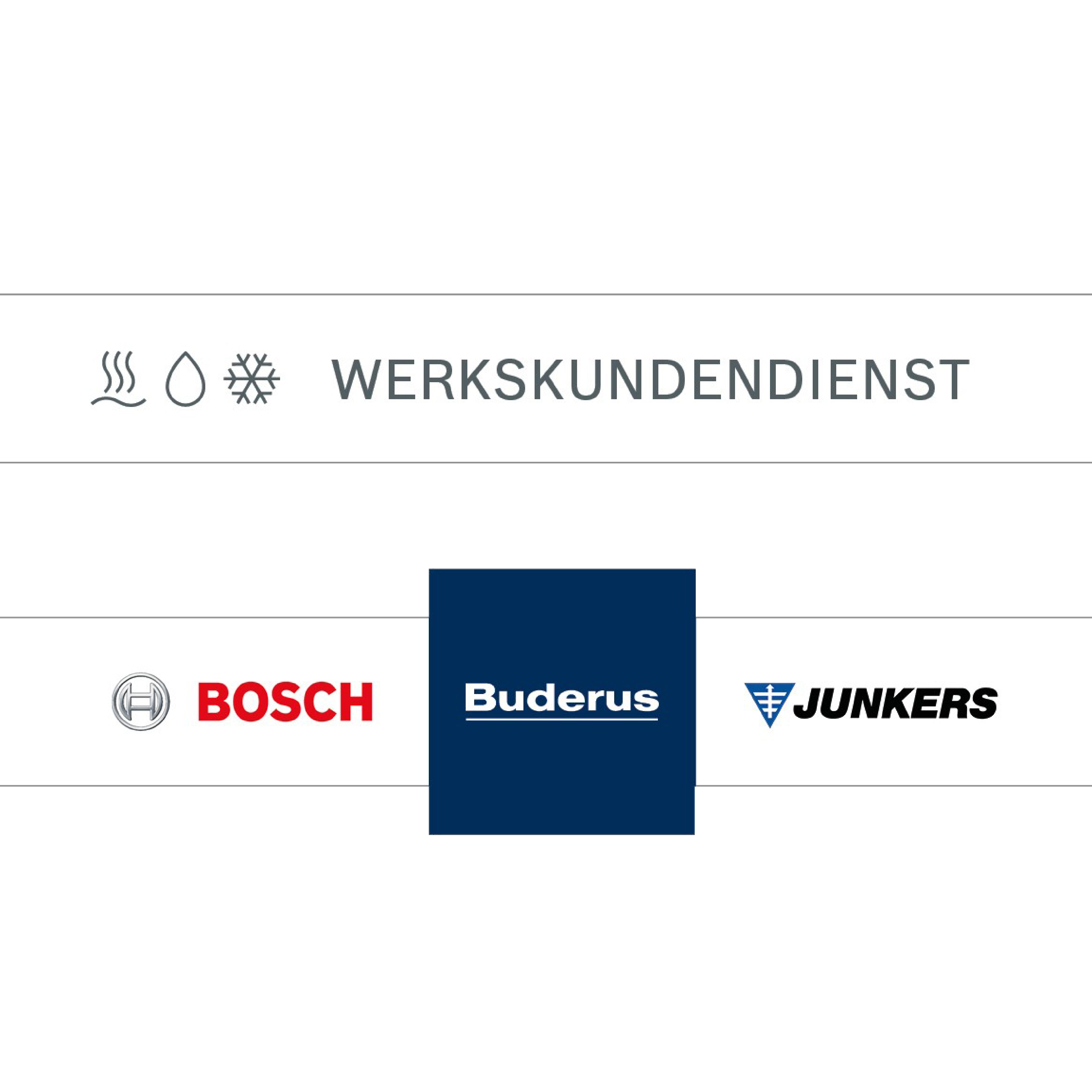 Logo von Robert Bosch AG, Werkskundendienst der Marken Bosch, Buderus und Junkers