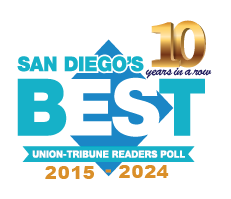 Voted San Diego's Best Storage Company for 10 years in a row!