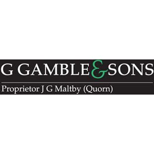 LOGO G Gamble & Sons Quorn Ltd Loughborough 01509 415415
