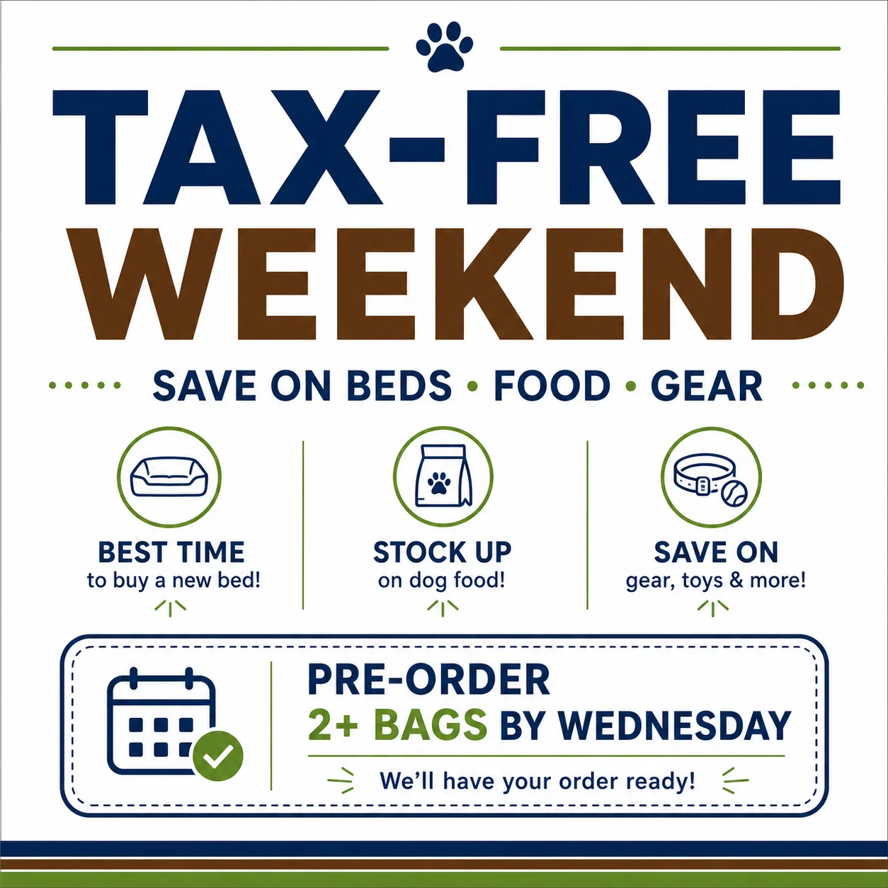 Image of Local Pet Event Tax Free Weekend! Nearby