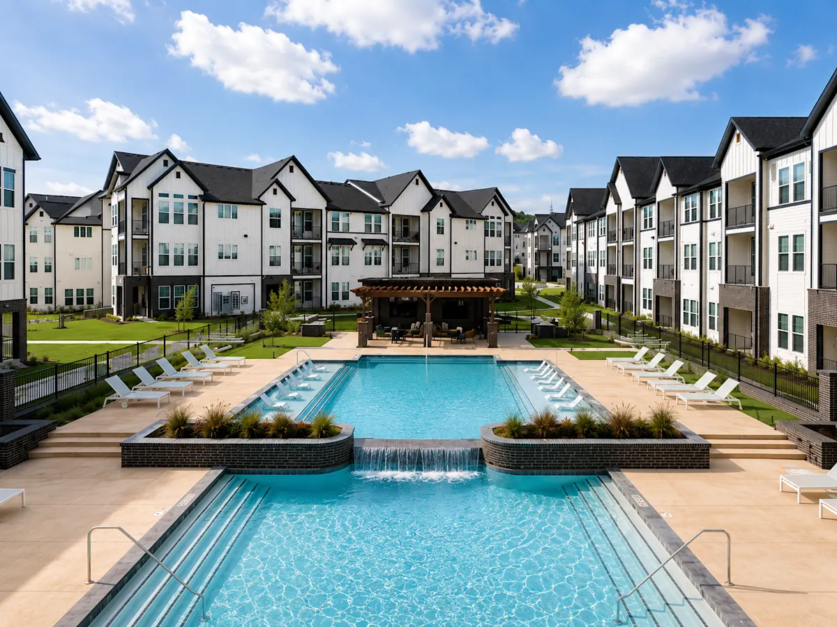 swimming pool at The Bluewood in Kerrville, TX 78028 