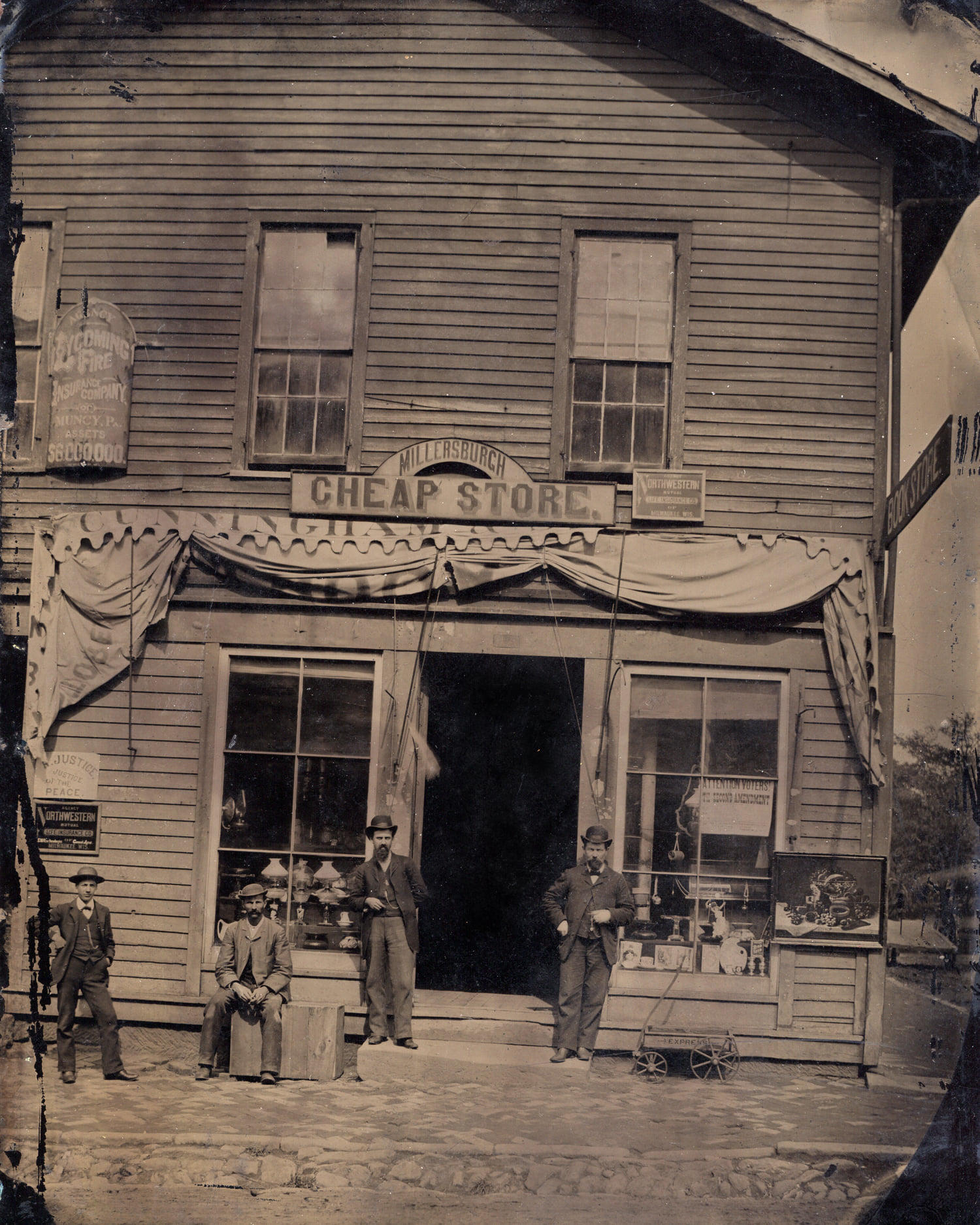 Millersburg Cheap Store antique photo
