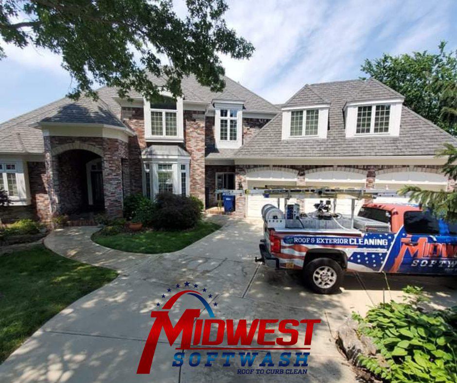 MidWest SoftWash is your local exterior cleaning specialist proving roof-to-curb cleaning services for residential and commercial properties in the greater St. Louis area since 2009. We specialize in the SoftWash Systems method of exterior cleaning, which uses low pressure and safe, biodegradable solutions to gently and more effectively remove bacteria, dirt, and debris from your exterior surfaces. Safe for your children, pets, and property!