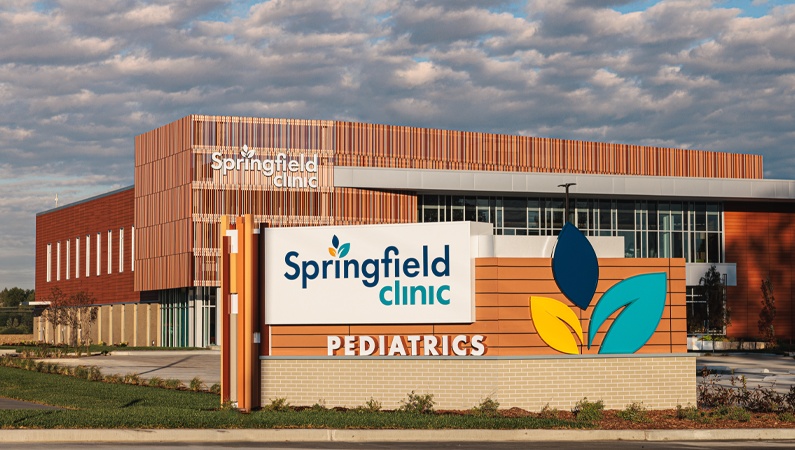 Exterior building view of Springfield Clinic Pediatrics located in Springfield, Illinois. Purvi P. Bhandari, MD, FAAP Springfield (217)960-8193