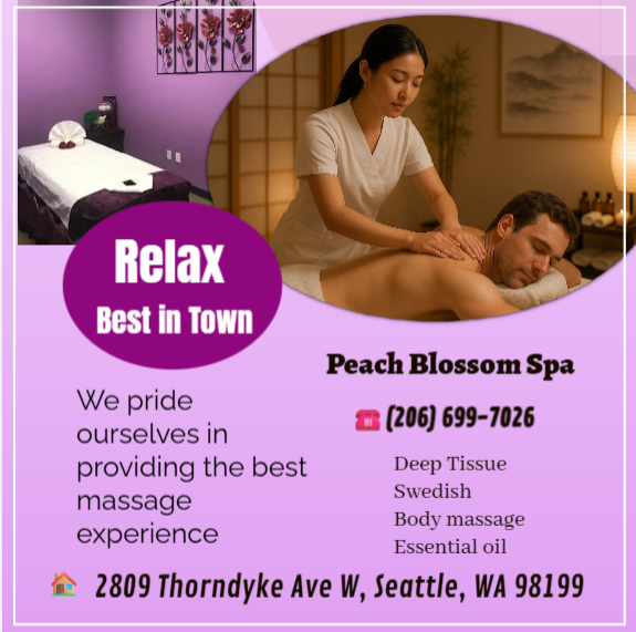 Our traditional full body massage in Seattle, WA
includes a combination of different massage therapies like 
Swedish Massage, Deep Tissue,  Sports Massage,  Hot Oil Massage
at reasonable prices.
