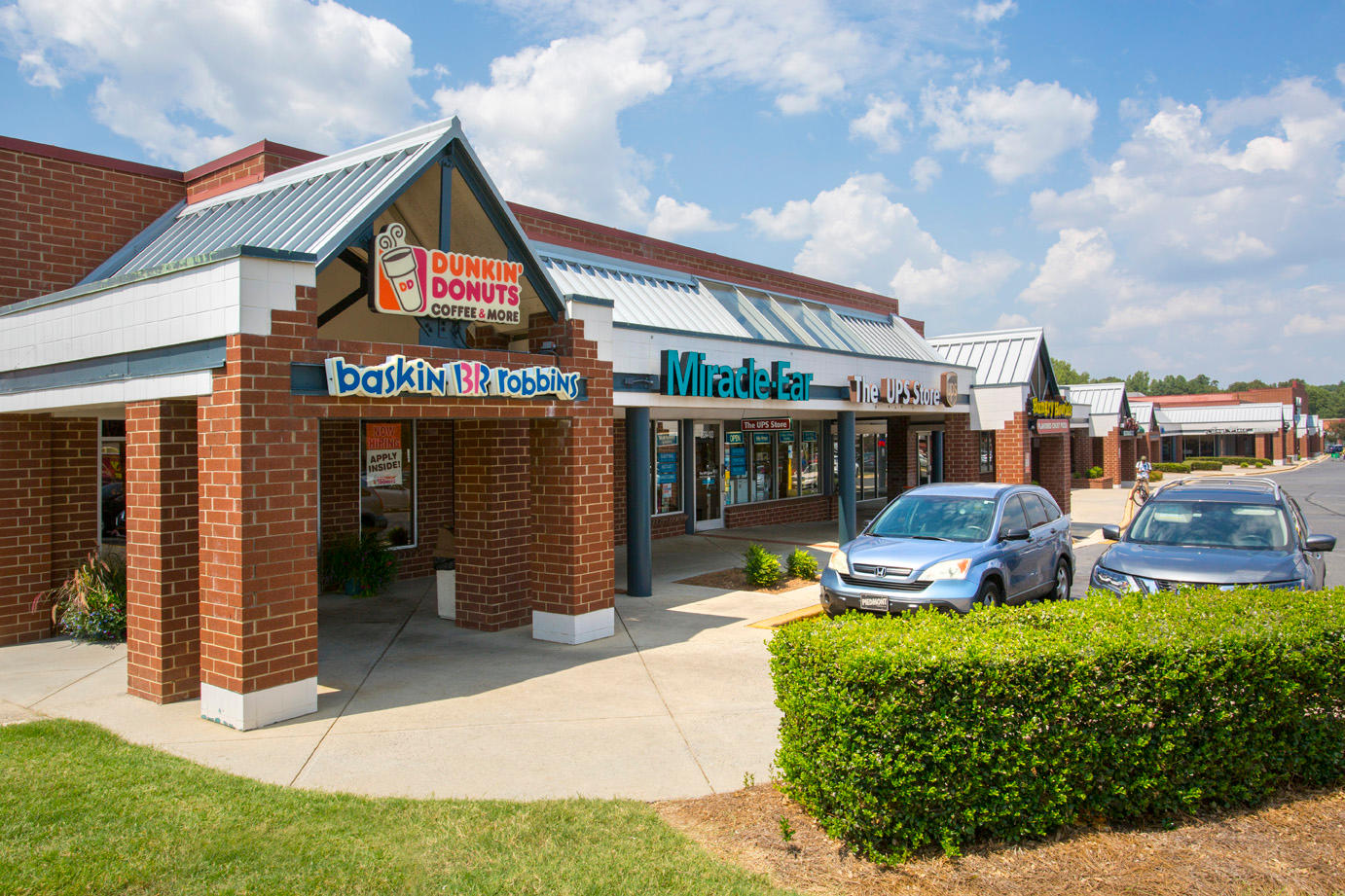 Dunkin Donuts and Baskin Robbins at McMullen Creek Market Shopping Center