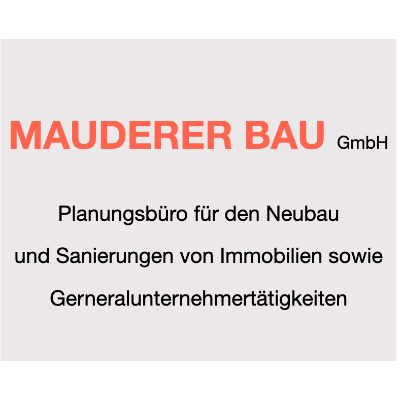 Mauderer Bau GmbH in Hilpoltstein - Logo