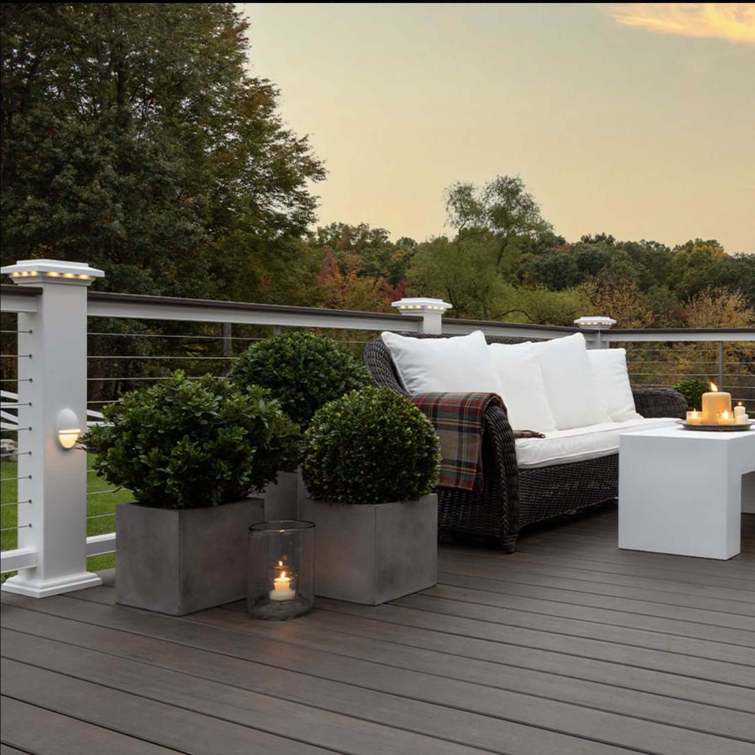 grooved composite decking