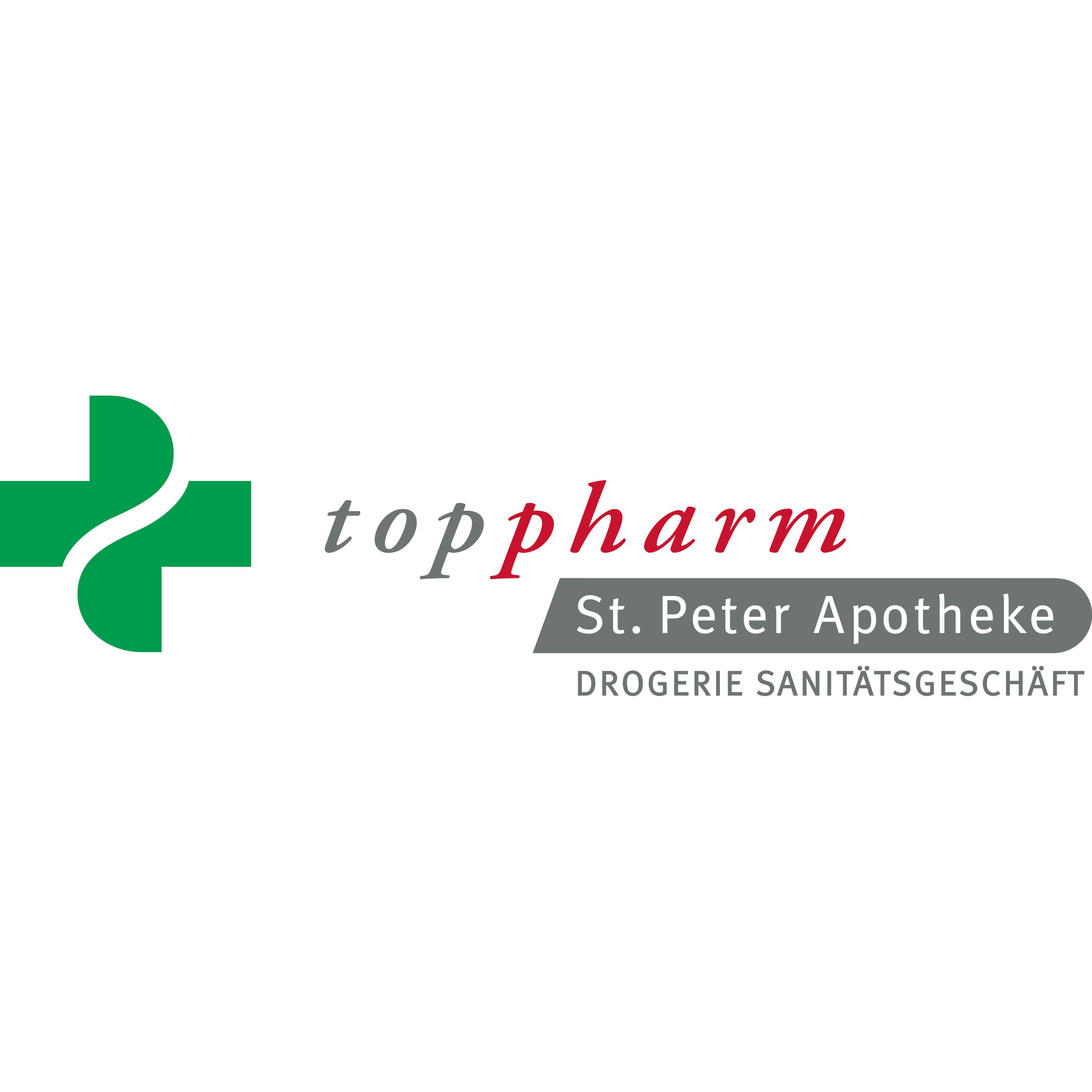 Toppharm St. Peter Apotheke Drogerie Sanitätsgeschäft Logo