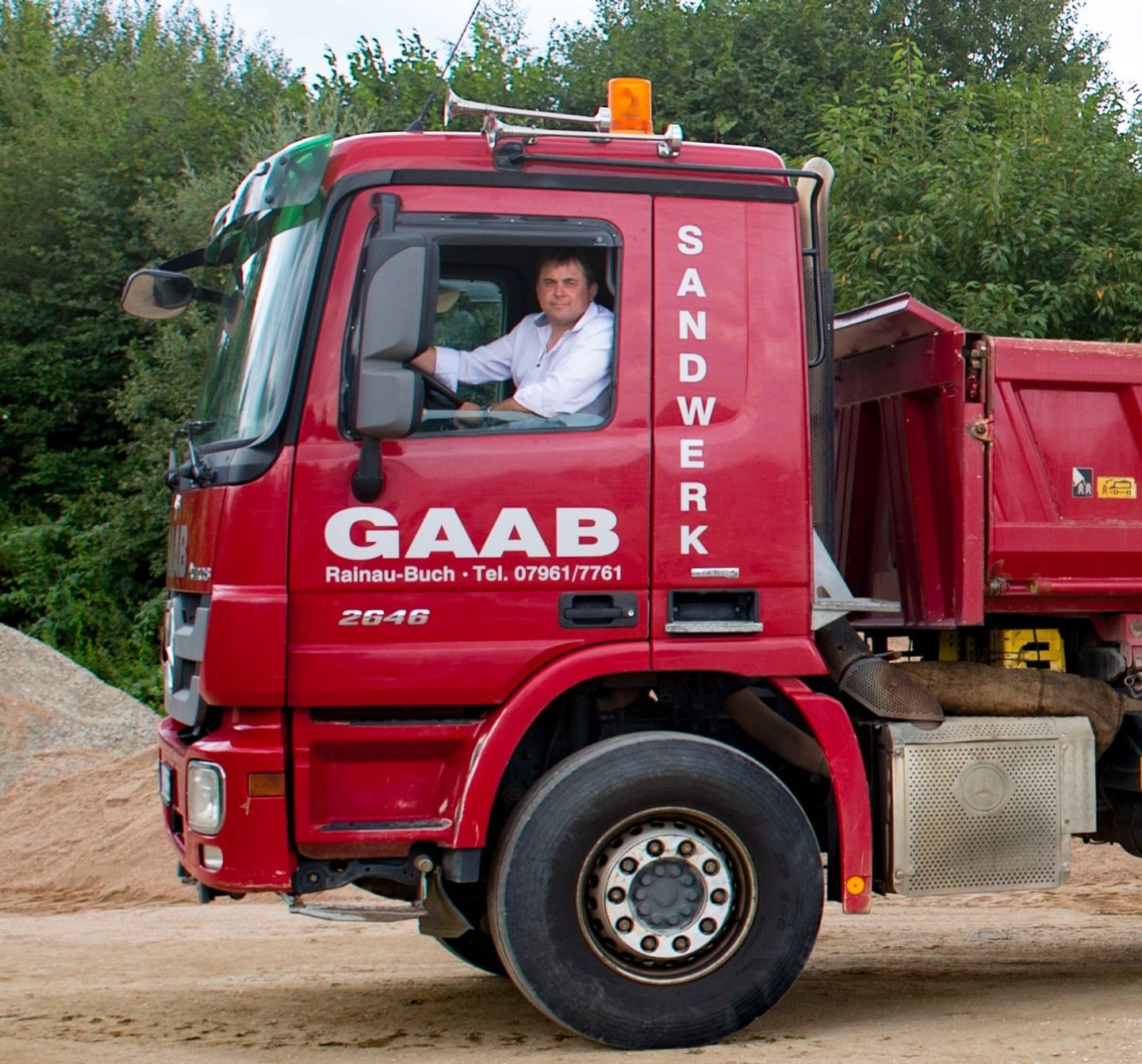 Gaab GmbH & Co. KG Sandwerk, Schottervertrieb, Erddeponie, Aalener Str. 25 in Rainau
