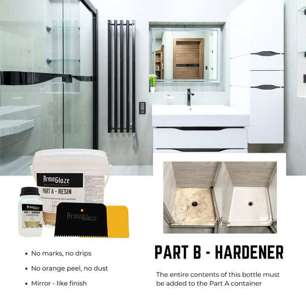 Images armoglaze odorless reglazing product