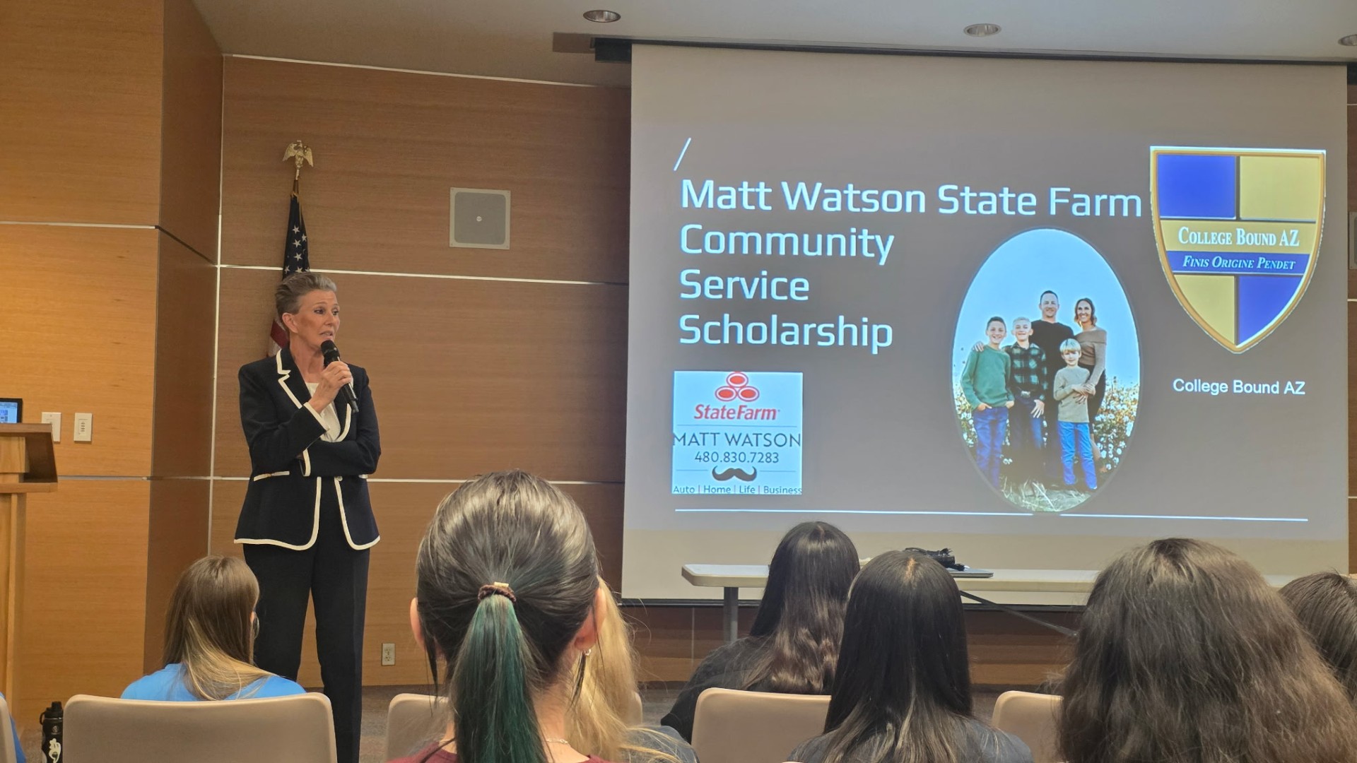 Matt Watson State Farm Community Service Scholarship Award!