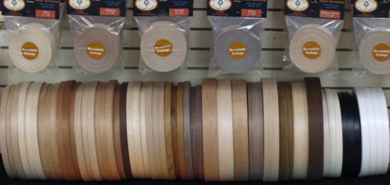 Our full line of wood veneers will ensure that you can find the wood veneer edge banding you need to achieve your goals.