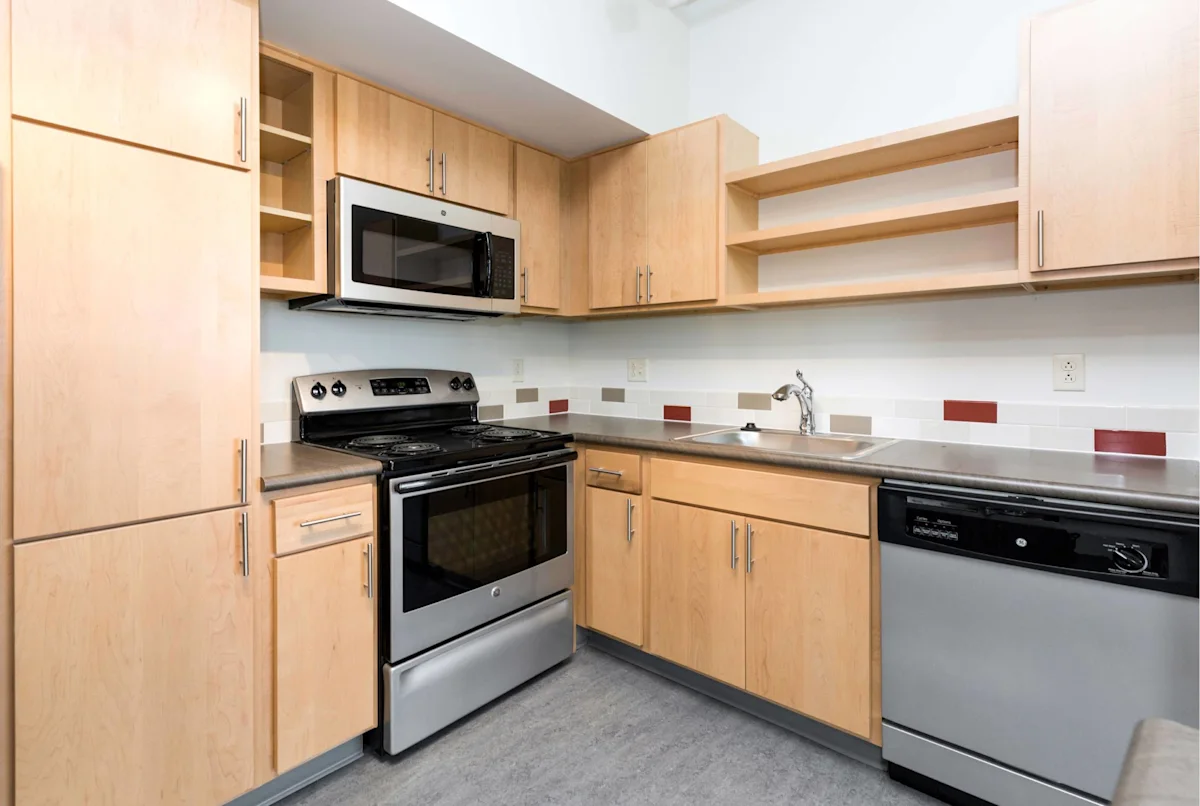 Kitchen with appliances