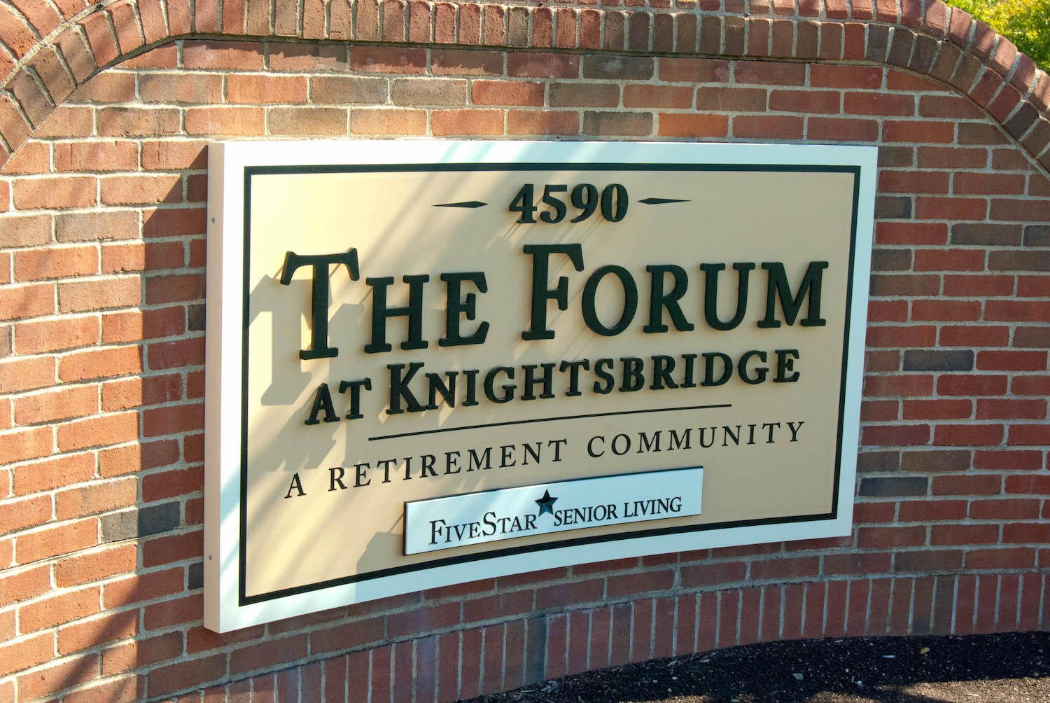 The Forum at Knightsbridge sign
