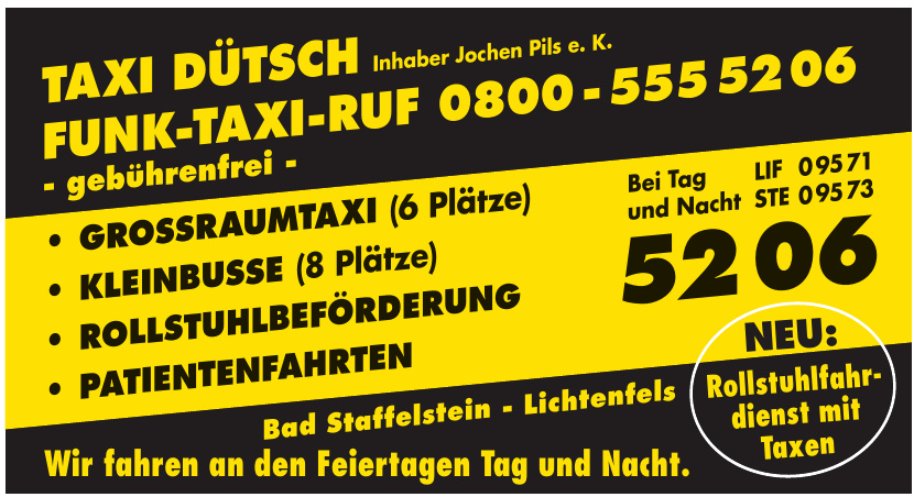 Kundenfoto 3 Taxi Dütsch