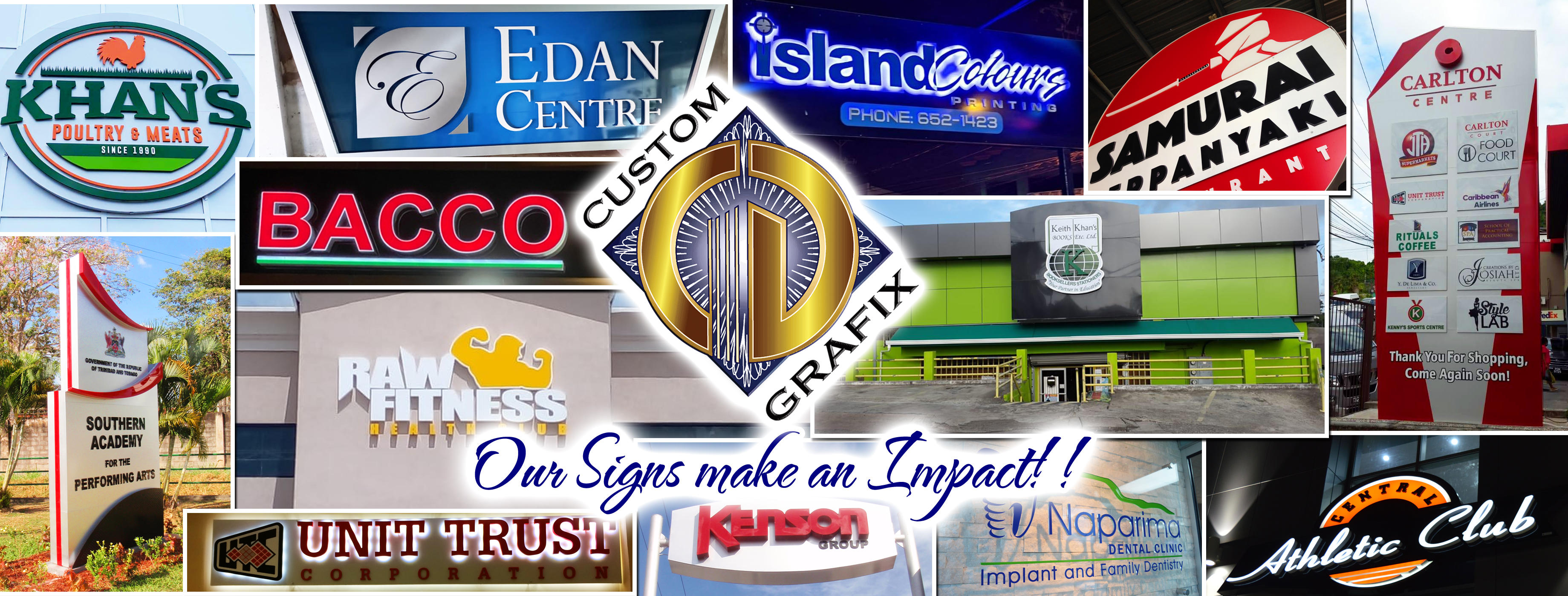 Custom Grafix Ltd - Sign Shop - San Fernando - (868) 657-8692 Trinidad and Tobago | ShowMeLocal.com
