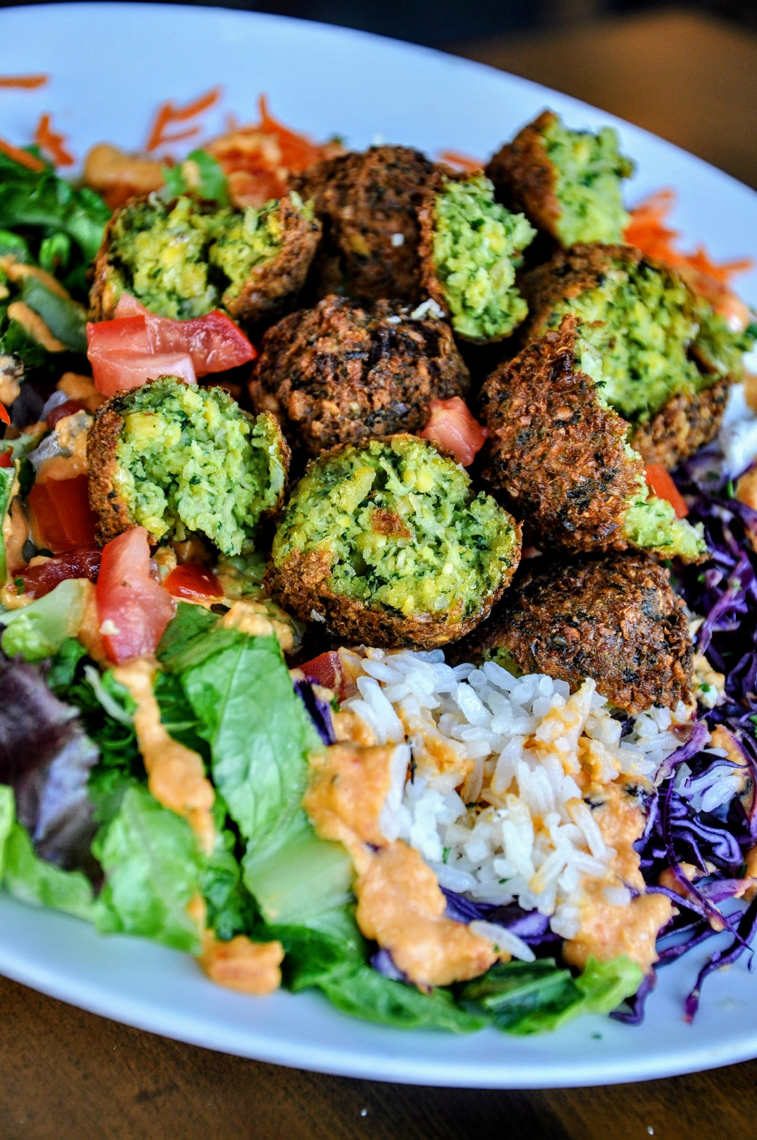 Falafel Bowl Close