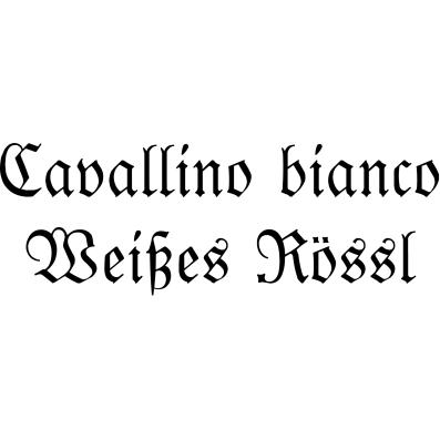 Ristorante Cavallino Bianco - Restaurant Weisses Rössl Logo