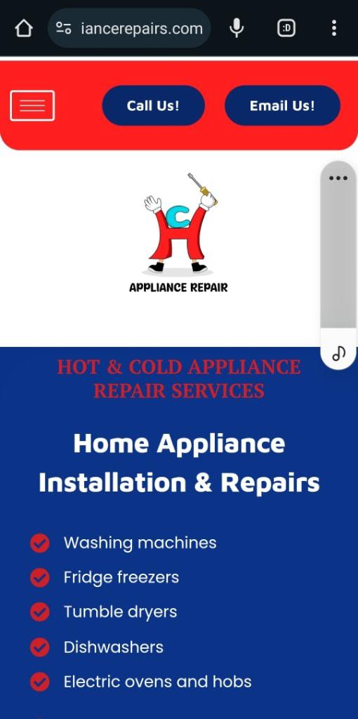 Images Hot Cold Appliance Repairs