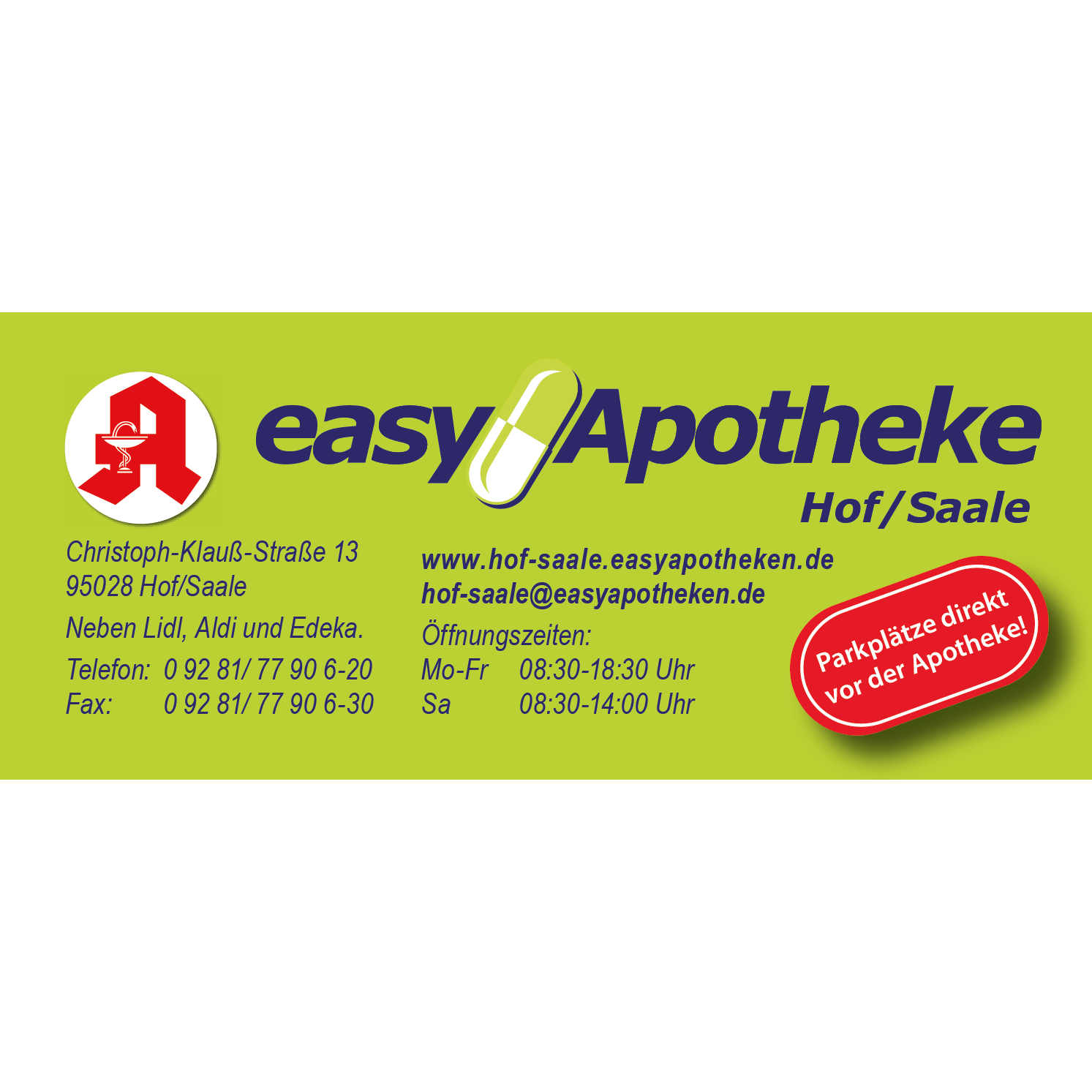 easyApotheke Hof/Saale in Hof (Saale) - Logo